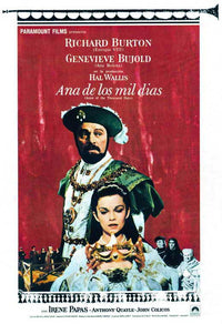 Anne of the Thousand Days Movie Poster Print showcasing dramatic imagery.