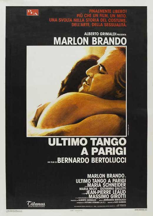 Last Tango in Paris Movie Poster Print featuring iconic film artwork.