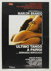 Last Tango in Paris Movie Poster Print featuring iconic film artwork.