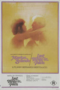 Last Tango in Paris Movie Poster Print featuring iconic film imagery.