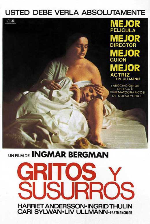 Cries and Whispers Movie Poster Print showcasing emotional depth in cinema.