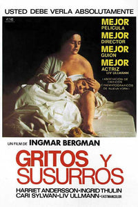 Cries and Whispers Movie Poster Print showcasing emotional depth in cinema.