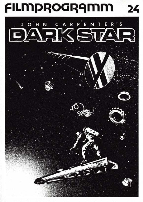 Dark Star Movie Poster showcasing unique science fiction design.
