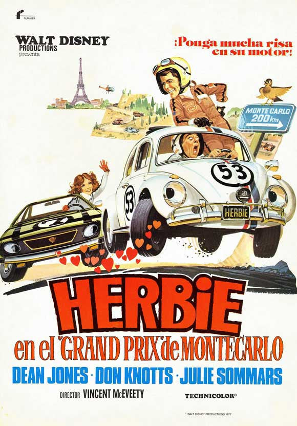 Herbie Goes to Monte Carlo Movie Poster Print (11x17)