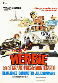 Herbie Goes to Monte Carlo Movie Poster Print (11x17)