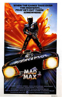 Mad Max Movie Poster Print featuring iconic visuals and bold colors.