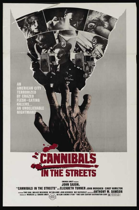 Cannibals in the Street Movie Poster Print showcasing vibrant artwork.
