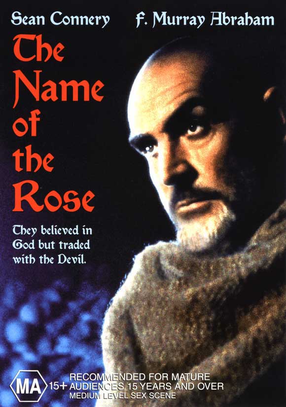 The Name of the Rose Movie Poster Print showcasing a classic film scene.