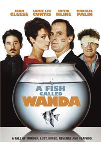 A Fish Called Wanda Movie Poster Print featuring iconic imagery from the film.