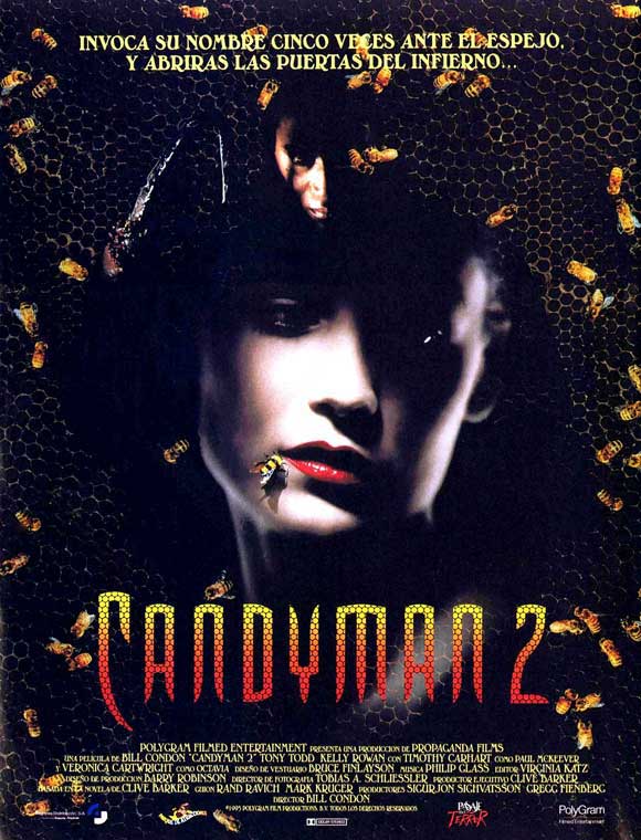 Candyman: Farewell to the Flesh Movie Poster Print featuring eerie imagery.