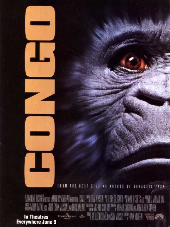 Congo Movie Poster Print showcasing vibrant artwork.