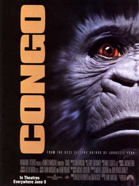 Congo Movie Poster Print showcasing vibrant artwork.