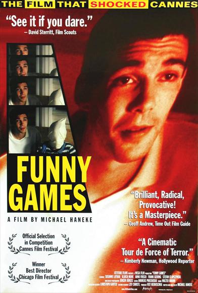 Funny Games Movie Poster - Psychological Thriller Art Print