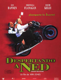 Waking Ned Devine Movie Poster Print featuring vibrant imagery.