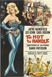 Too Hot to Handle Movie Poster Print featuring vibrant colors and cinematic appeal.