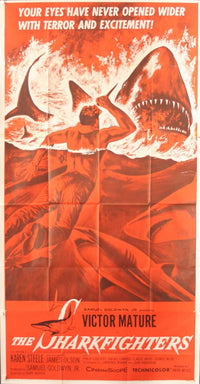 The Sharkfighters Movie Poster Print featuring classic film art