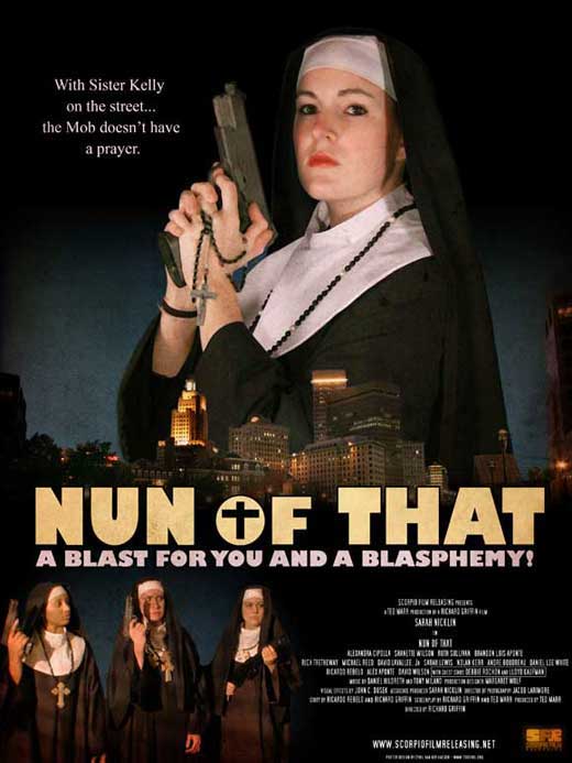 Nun of That movie poster print showcasing humor and artistry.