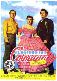 The Man From Colorado Movie Poster Print showcasing classic film art.