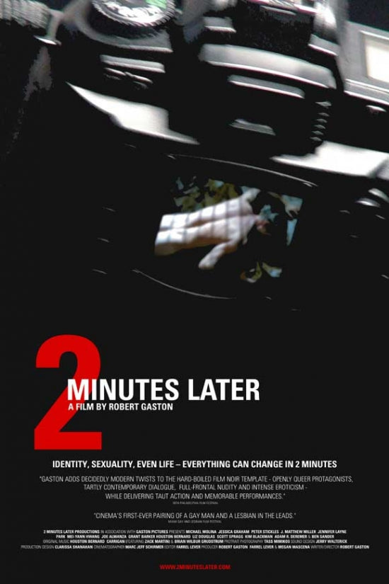2 Minutes Later Movie Poster Print showcasing vibrant visuals.