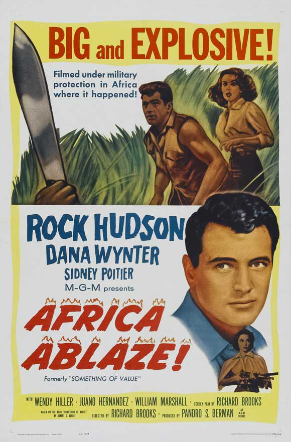 Something of Value Movie Poster Print showcasing cinematic art.