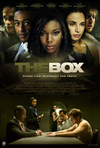 The Box movie poster print showcasing captivating artwork.