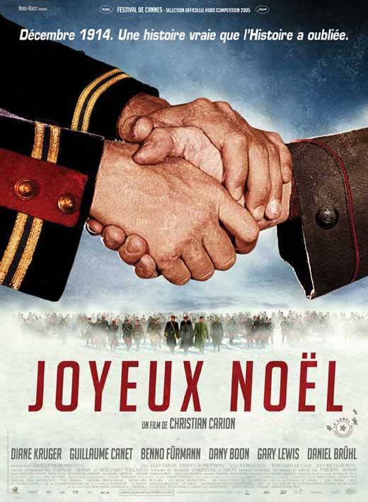 Joyeux Noël Movie Poster Print showcasing festive holiday spirit.