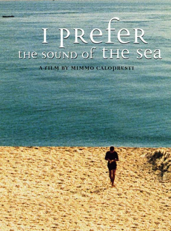 I Prefer the Sound of the Sea Movie Poster Print showcasing tranquil ocean imagery.