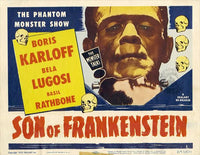 Son of Frankenstein Movie Poster Print showcasing classic horror film art.