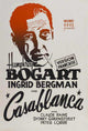 Casablanca Movie Poster Print showcasing classic film artwork.