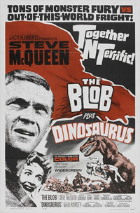 The Blob Movie Poster Print showcasing classic horror art.