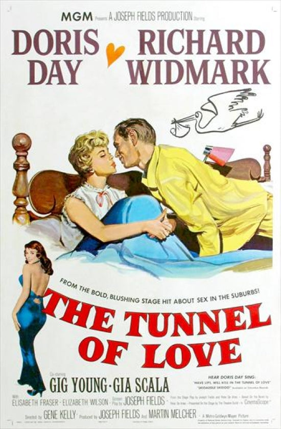The Tunnel of Love Movie Poster Print featuring classic cinema art.