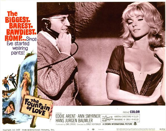 The Fountain of Love Movie Poster Print showcasing vibrant colors and romantic themes.