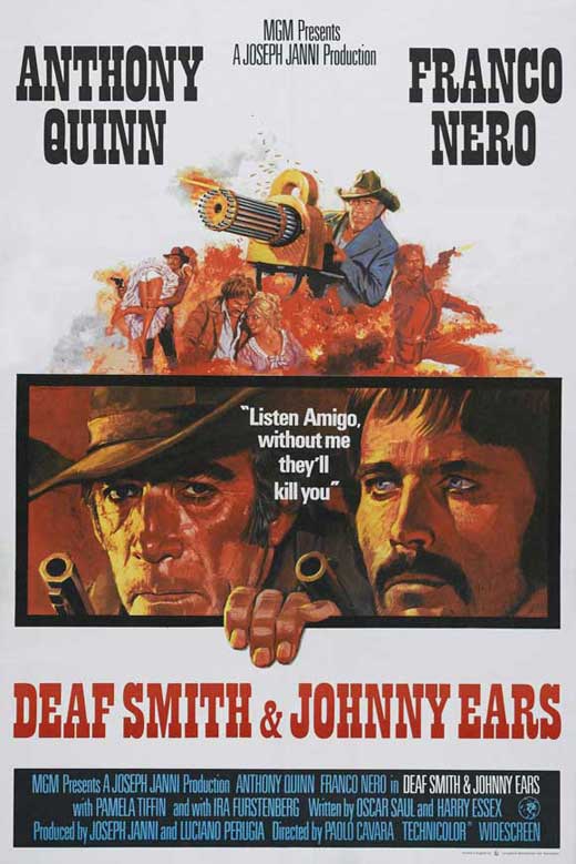 Deaf Smith and Johnny Ears Movie Poster Print showcasing classic Western film art.