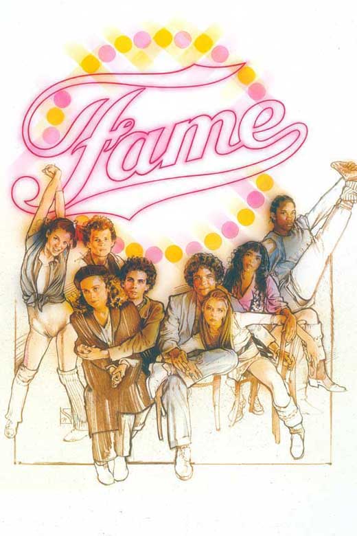 Fame Movie Poster Print showcasing iconic film artwork.