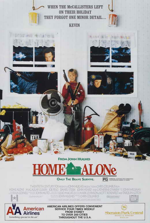 Home Alone Movie Poster Print showcasing Kevin McCallister's adventures.