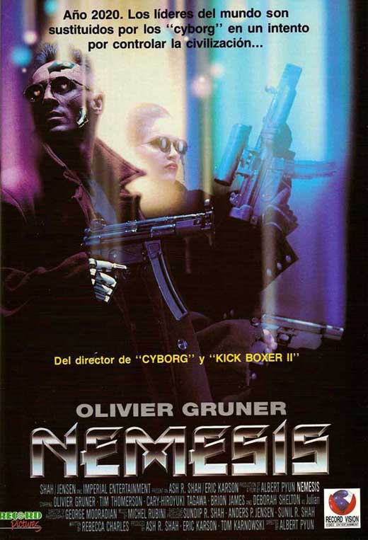Nemesis Movie Poster Print featuring captivating visuals.