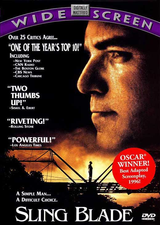 Sling Blade Movie Poster Print showcasing classic film art.