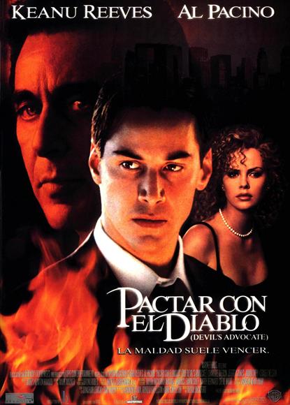 The Devil's Advocate Movie Poster Print featuring iconic imagery.