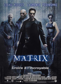 The Matrix Movie Poster Print featuring iconic sci-fi imagery.