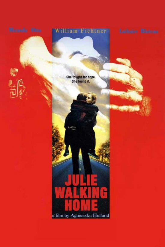 Julie Walking Home Movie Poster Print showcasing emotional artwork.