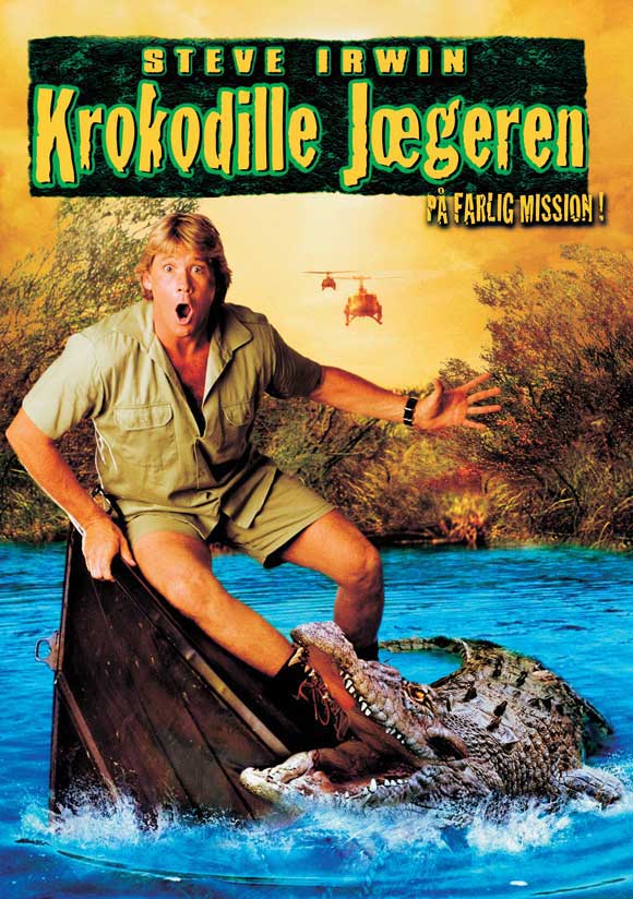 The Crocodile Hunter: Collision Course movie poster print featuring vibrant wildlife scenes.