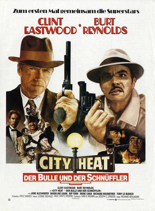 City Heat Movie Poster Print featuring classic cinema artwork.