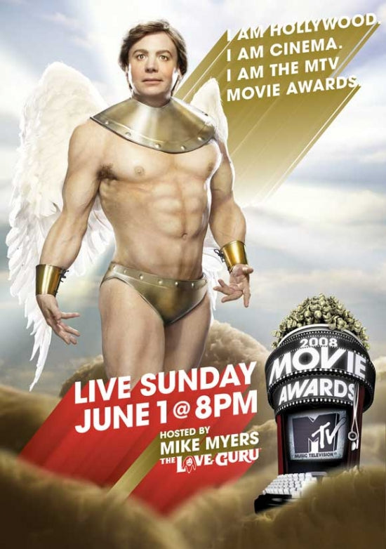 2008 MTV Movie Awards Movie Poster featuring vibrant design and colors.