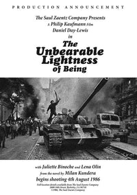 The Unbearable Lightness of Being Movie Poster Print 27x40