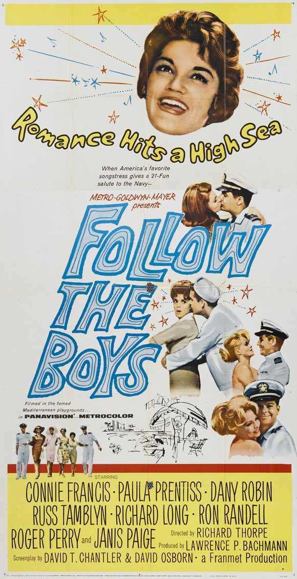 Follow the Boys Movie Poster Print showcasing classic cinema art.