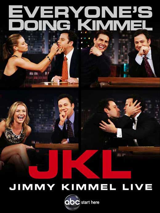 Jimmy Kimmel Live Movie Poster Print showcasing late-night talk show entertainment.