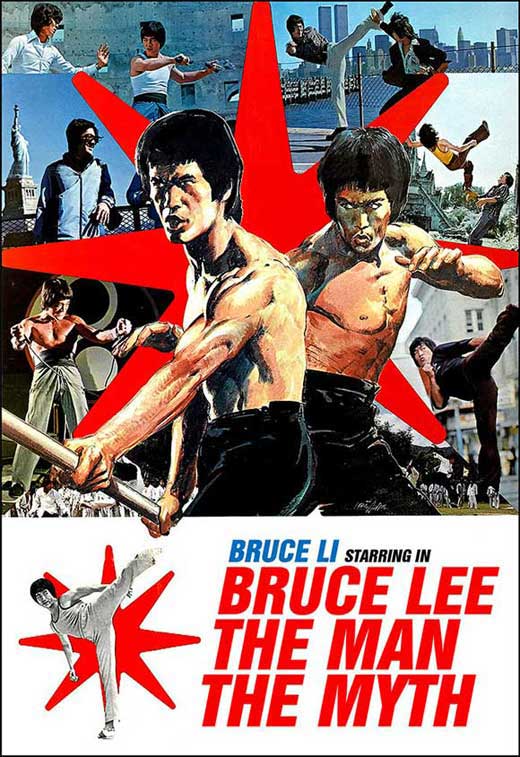 Bruce Lee: The Man, the Myth movie poster print showcasing iconic artwork.