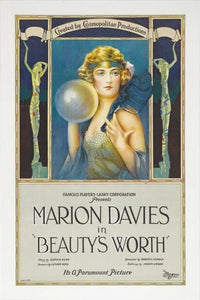 Beauty's Worth Movie Poster Print showcasing classic cinema art.