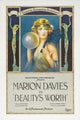Beauty's Worth Movie Poster Print showcasing classic cinema art.