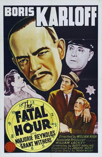 The Fatal Hour Movie Poster Print showcasing vintage cinema art